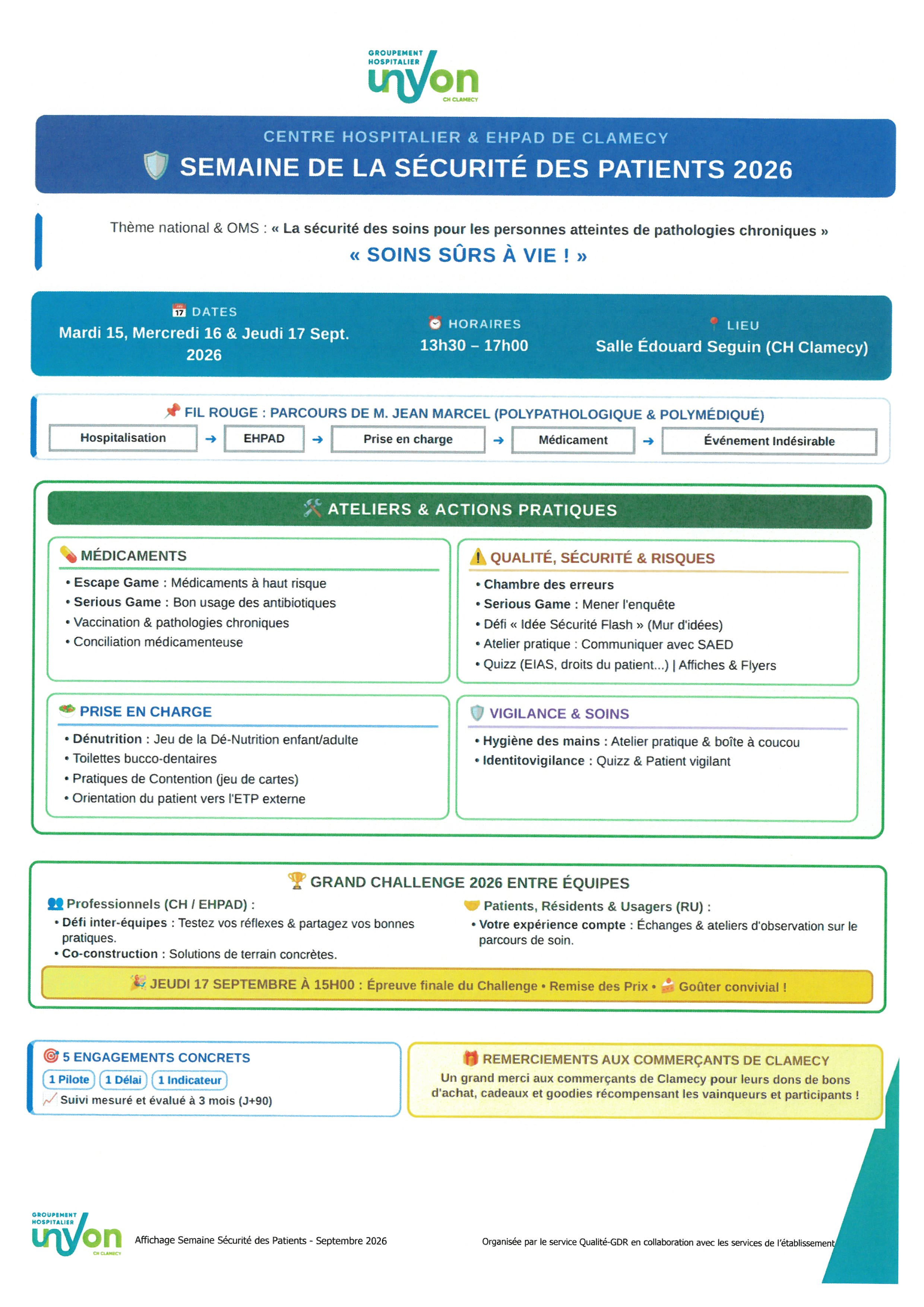 Semaine sécurité des patients